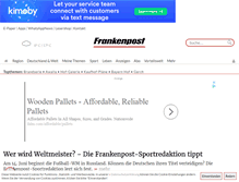 Tablet Screenshot of frankenpost.de
