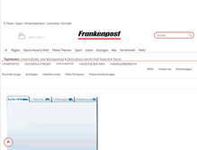 Tablet Screenshot of kfzboerse.frankenpost.de